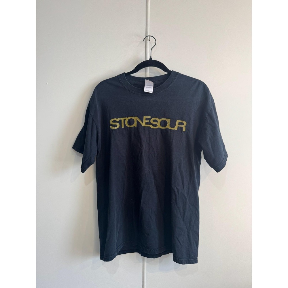 Vintage Stone Sour Shirt Mens Medium Black Gildan Refuse To Die Band Tee T-Shirt